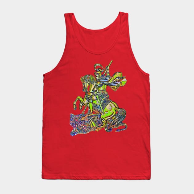 Saint George Artwork Tank Top by doniainart